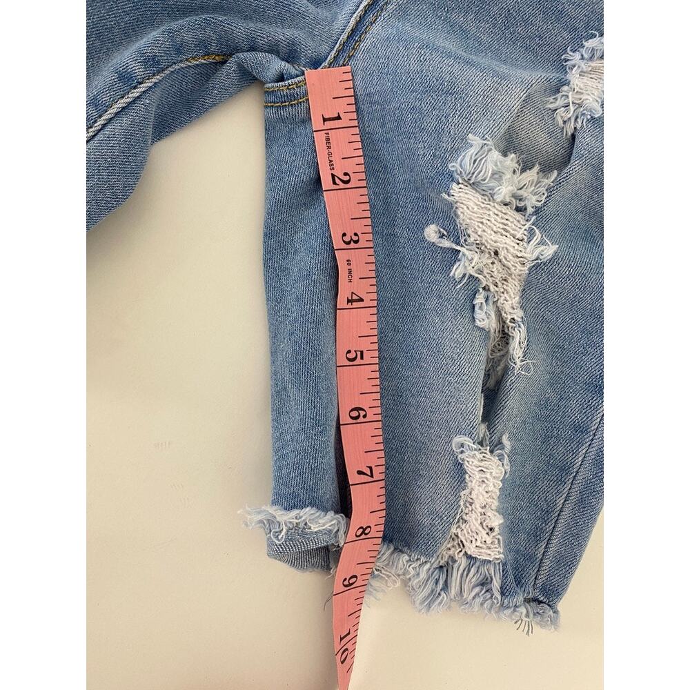 Wax Jeans Distressed Uber High Rise Cut-Off Jean Shorts Dirty Dancing - Sz Small - Picture 6 of 9
